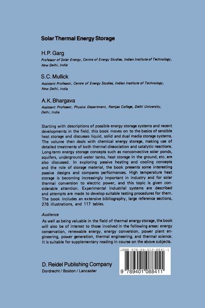 Produktbild: Solar Thermal Energy Storage