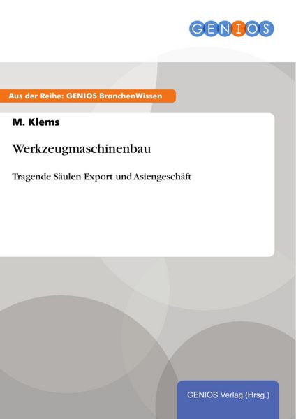 Produktbild: Werkzeugmaschinenbau