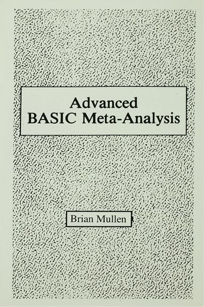 Produktbild: Advanced Basic Meta-analysis
