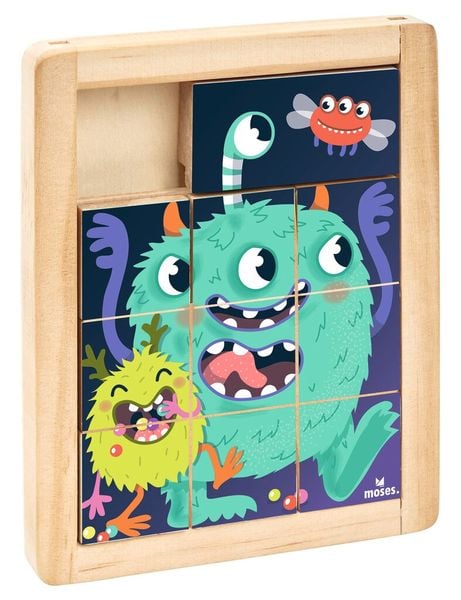 Produktbild: Kleine Schiebepuzzle aus Holz