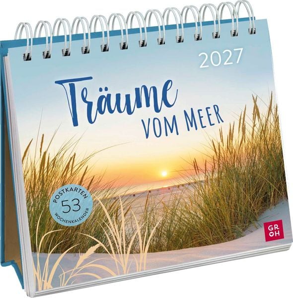 Produktbild: Postkartenkalender 2027: Tr&auml;ume vom Meer