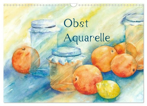 Produktbild: Obst Aquarelle (Wandkalender 2026 DIN A3 quer), CALVENDO Monatskalender