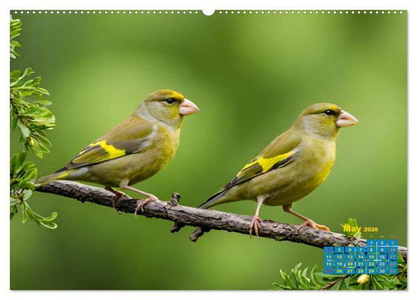 Produktbild: Singers from our regions - Our intimate nature (Wall Calendar 2026 DIN A2 landscape), CALVENDO 12 Month Wall Calendar