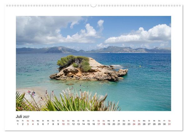 Produktbild: Mallorca - Stille Orte (Wandkalender 2027 DIN A2 quer), CALVENDO Monatskalender