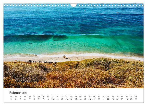 Produktbild: Am Strand von Malibu (Wandkalender 2026 DIN A3 quer), CALVENDO Monatskalender