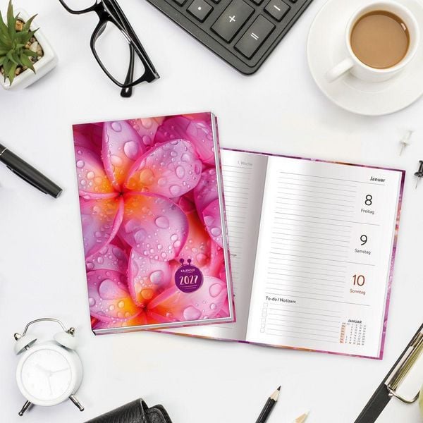 Produktbild: TR&Ouml;TSCH - Taschenkalender A6 Flowers 2027
