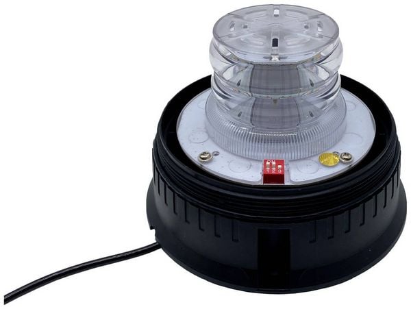Produktbild: Berger & Schr&ouml;ter Rundumleuchte SM825HCAB 12 V, 24 V mit KFZ-Stecker, &uuml;ber Bordnetz Magnet-Befestigung, Schraubmontage, Saugnapf Blau, Orange