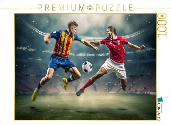 CALVENDO Puzzle Zweikampf | 1000 Teile Lege-Größe 64x48cm Foto-Puzzle für glückliche Stunden