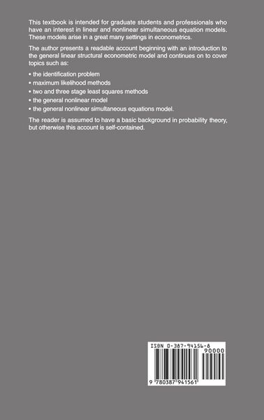 Produktbild: Topics In Advanced Econometrics