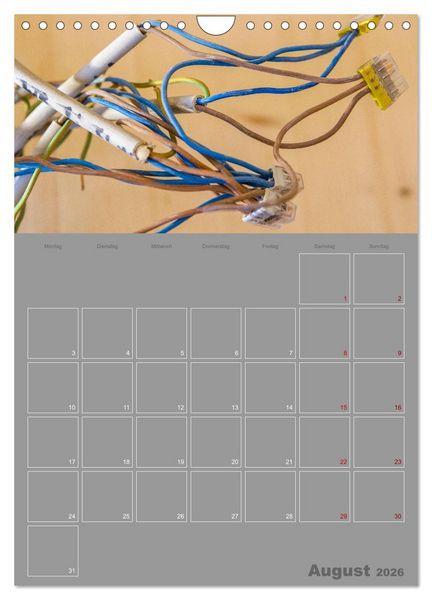 Produktbild: Brandgef&auml;hrliche elektrische Anlagen (Wandkalender 2026 DIN A4 hoch), CALVENDO Monatskalender