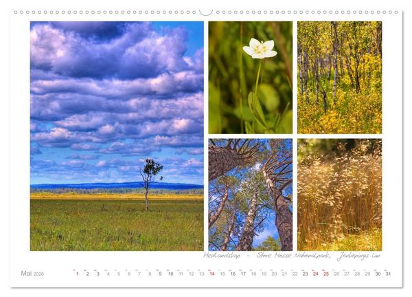 Produktbild: Sehnsucht Schweden - Sverige (hochwertiger Premium Wandkalender 2026 DIN A2 quer), Kunstdruck in Hochglanz