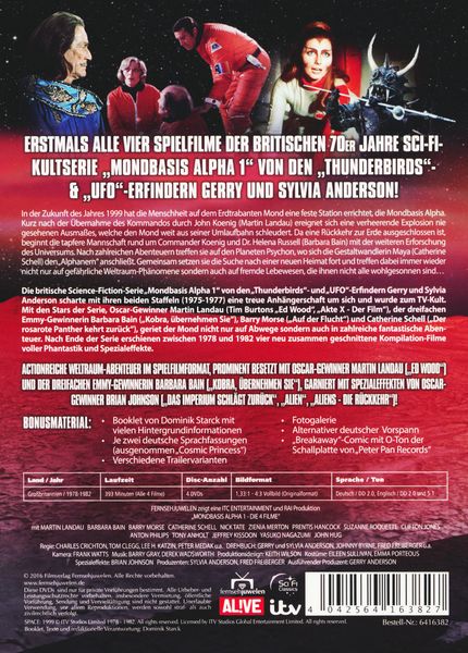 Produktbild: Mondbasis Alpha 1 - Die Spielfilme-Box [4 DVDs]
