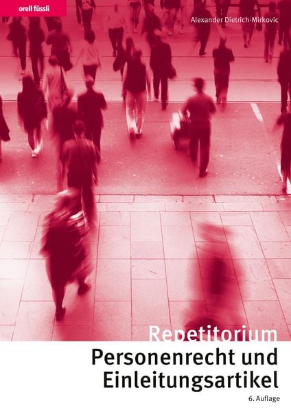 Produktbild: Repetitorium Personenrecht und Einleitungsartikel