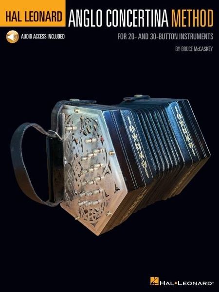 Produktbild: Hal Leonard Anglo Concertina Method - For 20- And 30-Button Instruments by Bruce McCaskey - Book with Online Audio