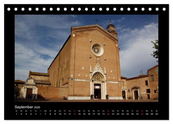 Produktbild: Siena, Perle der Toskana (Tischkalender 2026 DIN A5 quer), CALVENDO Monatskalender