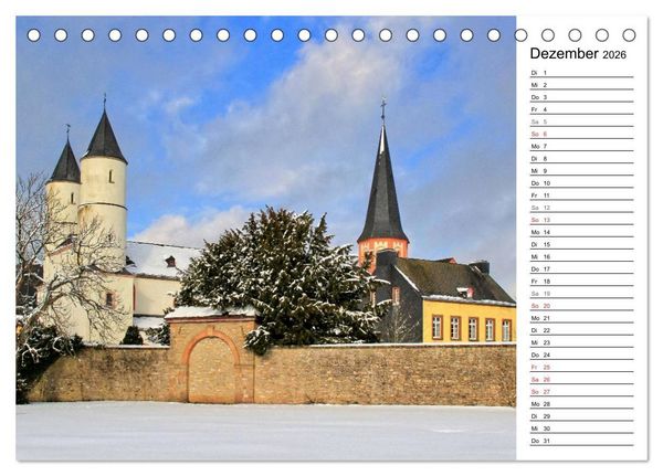 Produktbild: Die Eifel und ihre Regionen - Die Nordeifel (Tischkalender 2026 DIN A5 quer), CALVENDO Monatskalender
