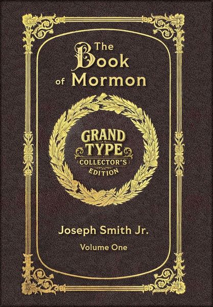 Produktbild: Large Print - The Book of Mormon, Volume 1 of 3 - Grand Type Collector's Edition - Matte Hardcover with Dust Jacket