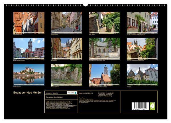 Produktbild: Bezauberndes Mei&szlig;en (hochwertiger Premium Wandkalender 2026 DIN A2 quer), Kunstdruck in Hochglanz