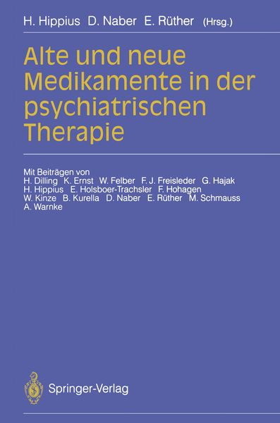 Produktbild: Alte und neue Medikamente in der psychiatrischen Therapie