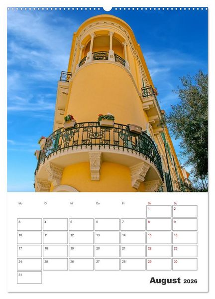 Produktbild: Messina - Reiseplaner (Wandkalender 2026 DIN A2 hoch), CALVENDO Monatskalender