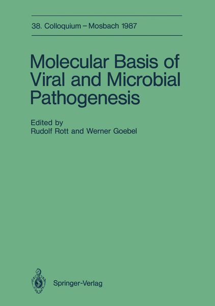 Produktbild: Molecular Basis of Viral and Microbial Pathogenesis