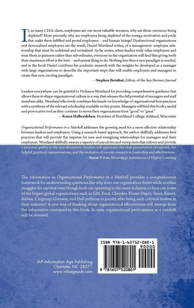 Produktbild: Organizational Performance in a Nutshell (Hc)