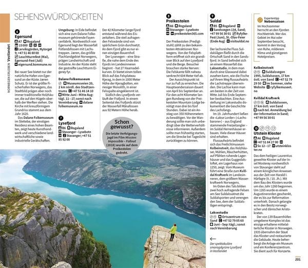 Produktbild: Vis-&agrave;-Vis Reisef&uuml;hrer Norwegen