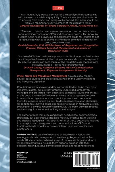 Produktbild: Crisis, Issues and Reputation Management