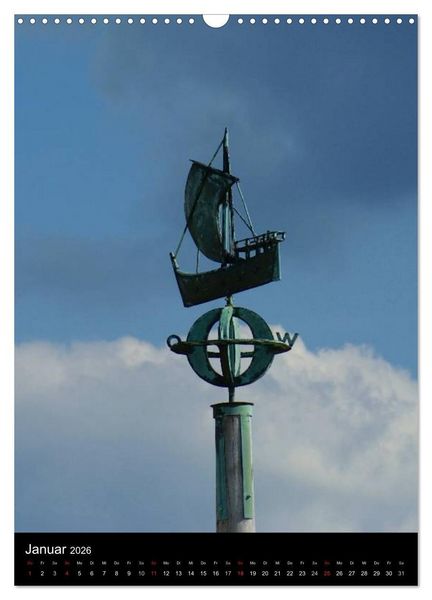 Produktbild: Bremerhaven an der Nordsee (Wandkalender 2026 DIN A3 hoch), CALVENDO Monatskalender