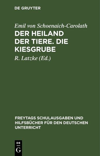 Produktbild: Der Heiland der Tiere. Die Kiesgrube