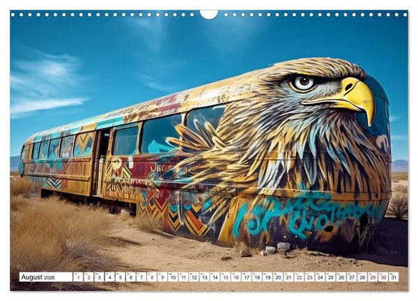 Produktbild: Street Art Graffiti (Wandkalender 2026 DIN A3 quer), CALVENDO Monatskalender
