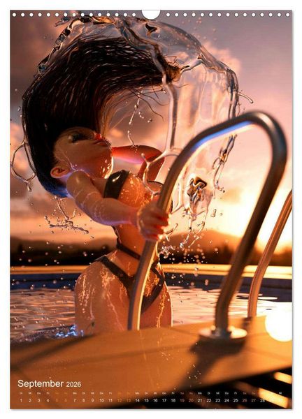 Produktbild: Pin Up Kalender Carsten Mell (Wandkalender 2026 DIN A3 hoch), CALVENDO Monatskalender