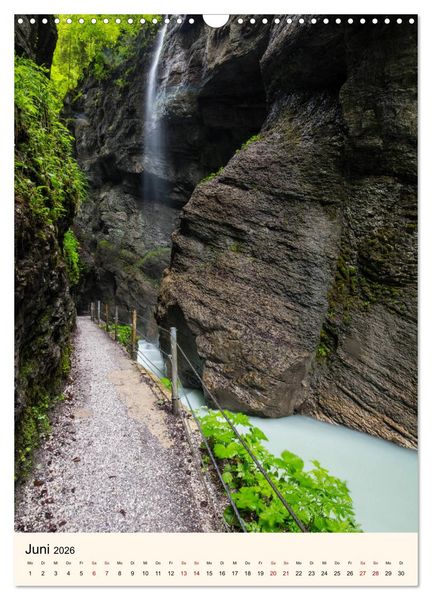 Produktbild: Partnachklamm (Wandkalender 2026 DIN A3 hoch), CALVENDO Monatskalender