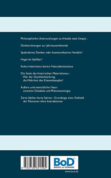 Produktbild: Zur Dialektik und Ph&auml;nomenologie der Natur- und Kulturidyllen