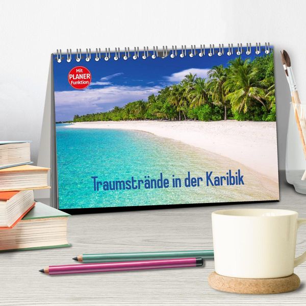 Produktbild: Traumstr&auml;nde in der Karibik (Tischkalender 2026 DIN A5 quer), CALVENDO Monatskalender