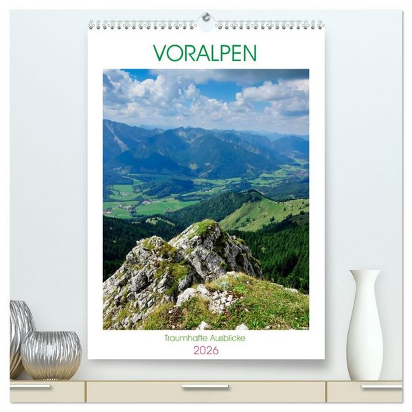 Produktbild: Voralpen (hochwertiger Premium Wandkalender 2026 DIN A2 hoch), Kunstdruck in Hochglanz