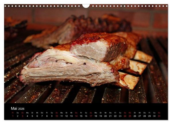 Produktbild: BBQ Lecker Grillen (Wandkalender 2026 DIN A3 quer), CALVENDO Monatskalender