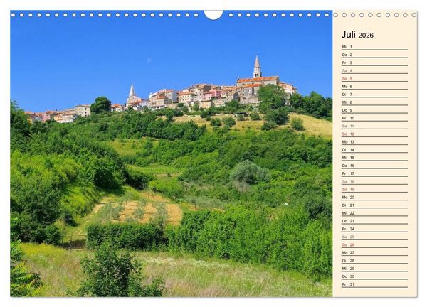 Produktbild: Istrien (Wandkalender 2026 DIN A3 quer), CALVENDO Monatskalender