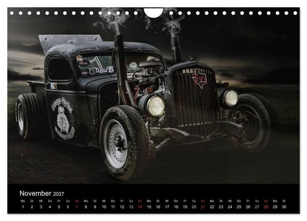 Produktbild: Au&szlig;ergew&ouml;hnliche Autos - Hot Rods (Wandkalender 2027 DIN A4 quer), CALVENDO Monatskalender