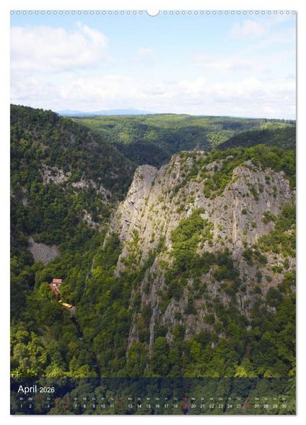 Produktbild: Wildes Bodetal (hochwertiger Premium Wandkalender 2026 DIN A2 hoch), Kunstdruck in Hochglanz