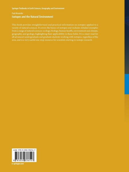 Produktbild: Isotopes and the Natural Environment