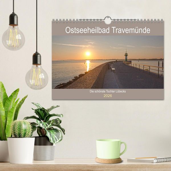 Produktbild: Ostseeheilbad Travem&uuml;nde - Die sch&ouml;nste Tochter L&uuml;becks (Wandkalender 2026 DIN A4 quer), CALVENDO Monatskalender