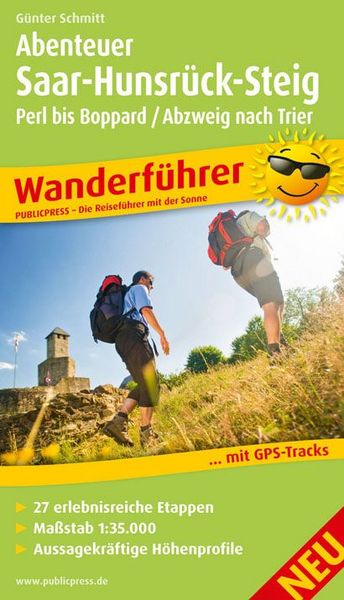 Produktbild: Publicpress sonstige F&uuml;hrer Abenteuer Saar-Hunsr&uuml;ck-Steig, Perl bis Boppard / Abzweig Trier