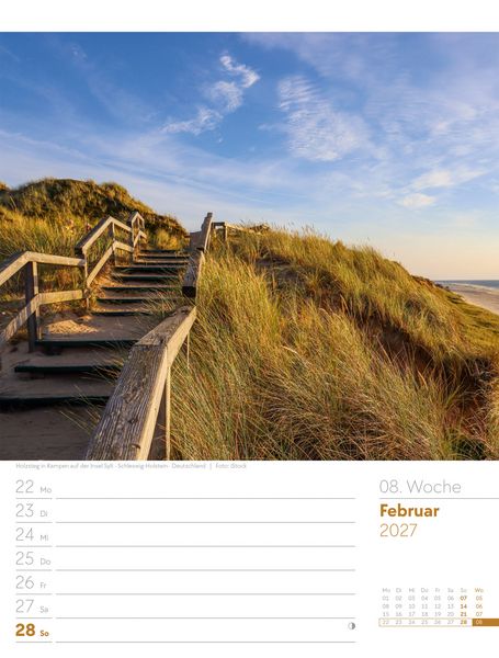 Produktbild: Am Meer Wochenplaner Kalender 2027