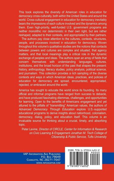 Produktbild: Advancing Democracy Through Education? U.S. Influence Abroad and Domestic Practices (Hc)