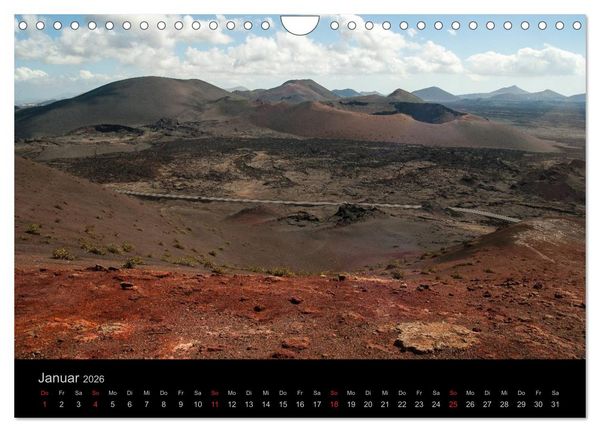 Produktbild: Unterwegs auf Lanzarote (Wandkalender 2026 DIN A4 quer), CALVENDO Monatskalender