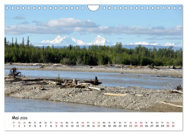 Produktbild: Unendlichkeit in Alaska und Yukon (Wandkalender 2026 DIN A4 quer), CALVENDO Monatskalender