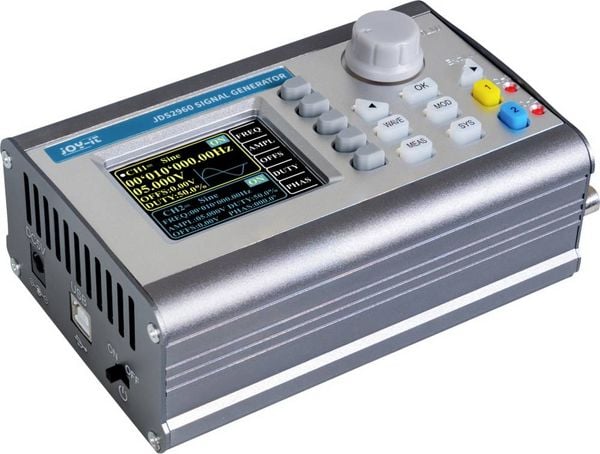 Produktbild: Joy-it JDS-2960-60MHz Funktionsgenerator netzbetrieben, Signalgenerator 0Hz - 60MHz 2-Kanal Arbitr&auml;r, Dreieck, Lorentzkurve, Puls