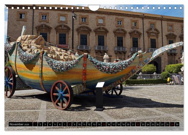 Produktbild: Palermo - Impressionen (Wandkalender 2026 DIN A4 quer), CALVENDO Monatskalender