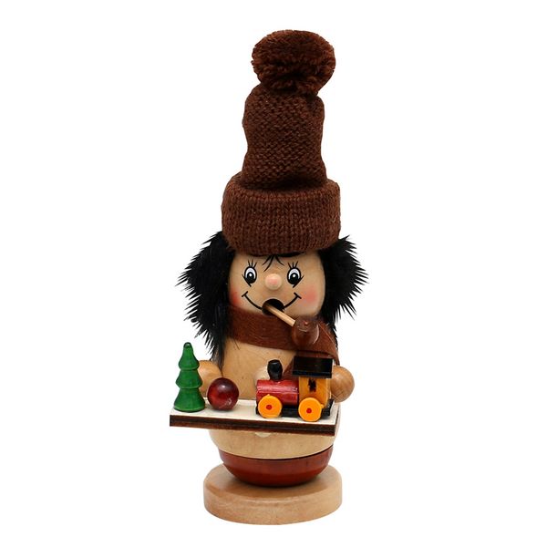 Produktbild: SIGRO Holz R&auml;uchermann "Markth&auml;ndler mit Strickm&uuml;tze un